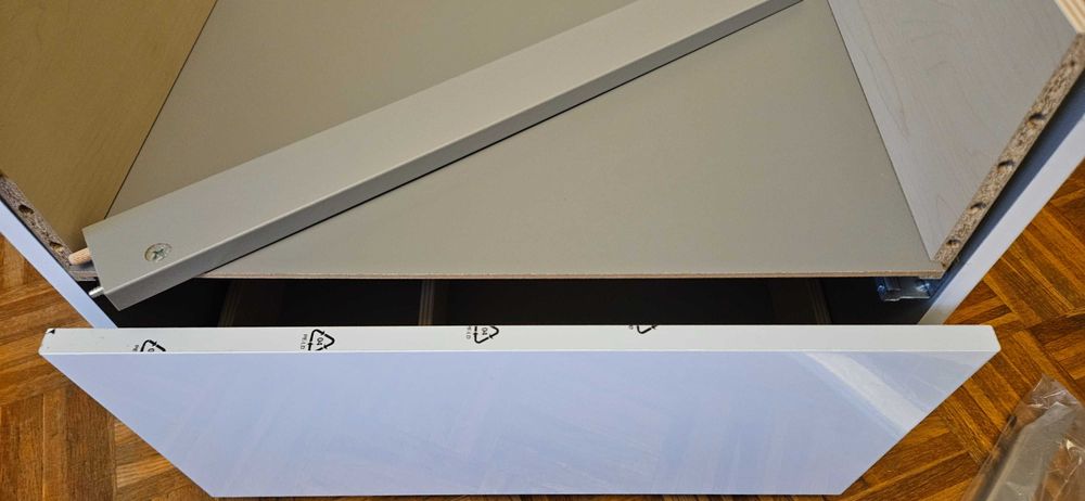 Szafka pod umywalkę GoodHome Imandra wisząca 60 cm biała