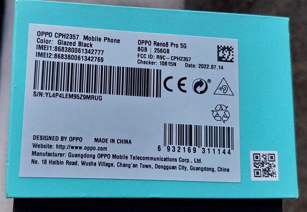 OPPO Reno 8 Pro 5G 256GB