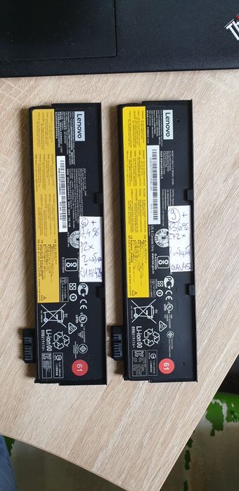 Oryginalna bateria Lenovo ThinkPad 61 24Wh – T470 T480 T570 T580 P51s P52s