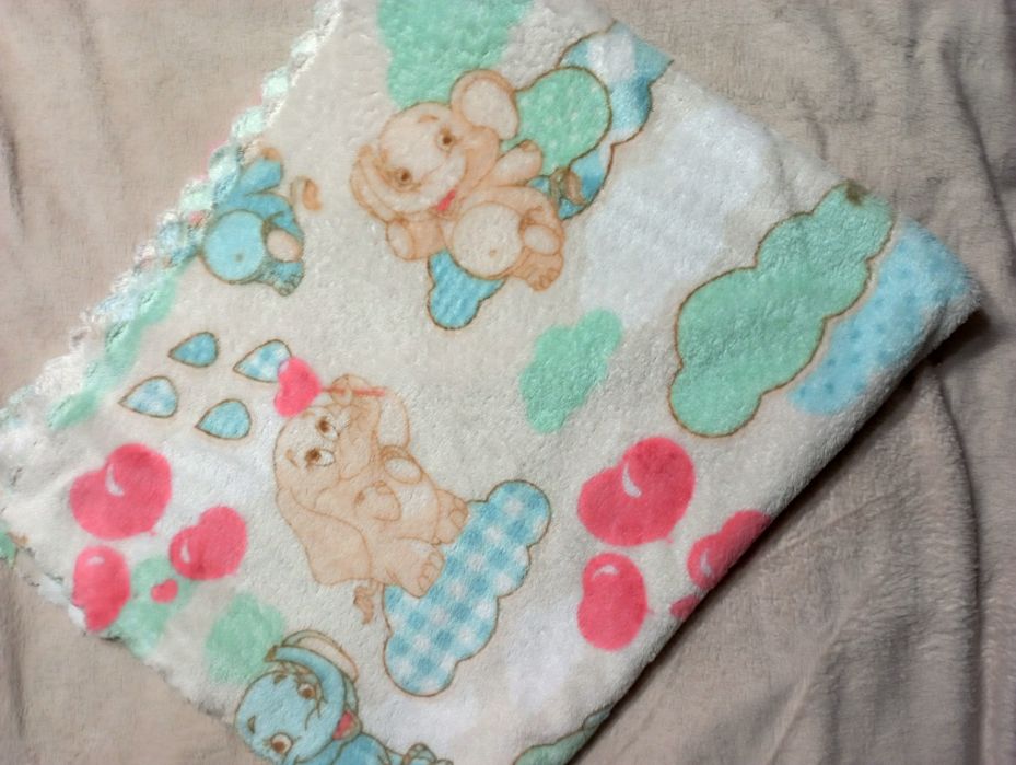 Пледик простинка у коляску та ліжечко