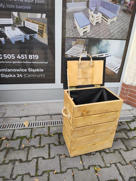 Promocja drewniany kosz na pranie