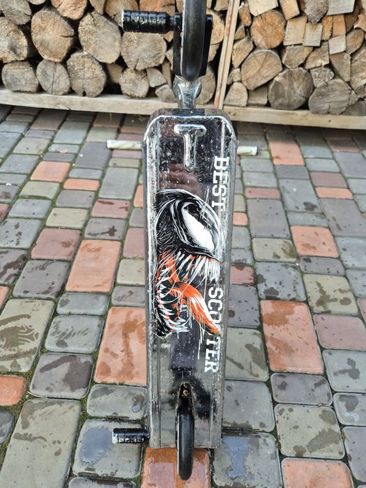 Трюковий самокат Best Scooter Simbiot 120mm + Пеги. Гарний стан!