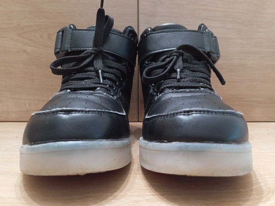 Buty shuffle dance LED czarne Air Młodzieżowe -podświetlenie Rozm. 37