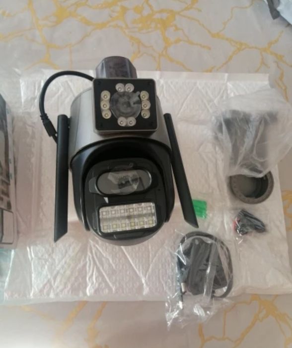 Camera VIGILÂNCIA Rotativa Wi-Fi 2 em 1! App, telemóvel ou cabo!