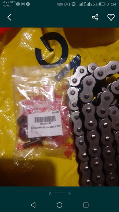 Corrente Orings nova