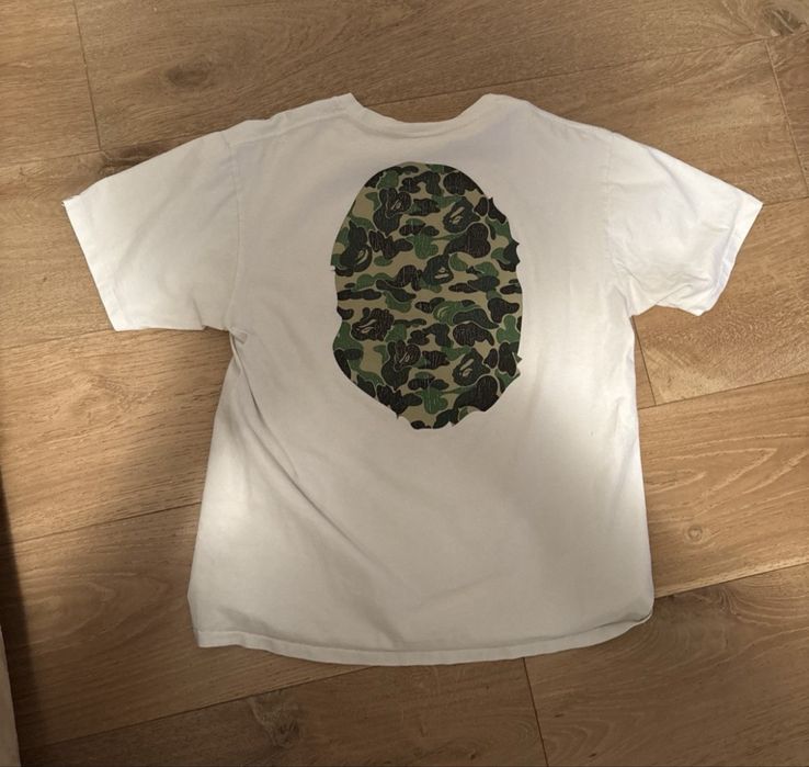Футболка Bape білого кольору