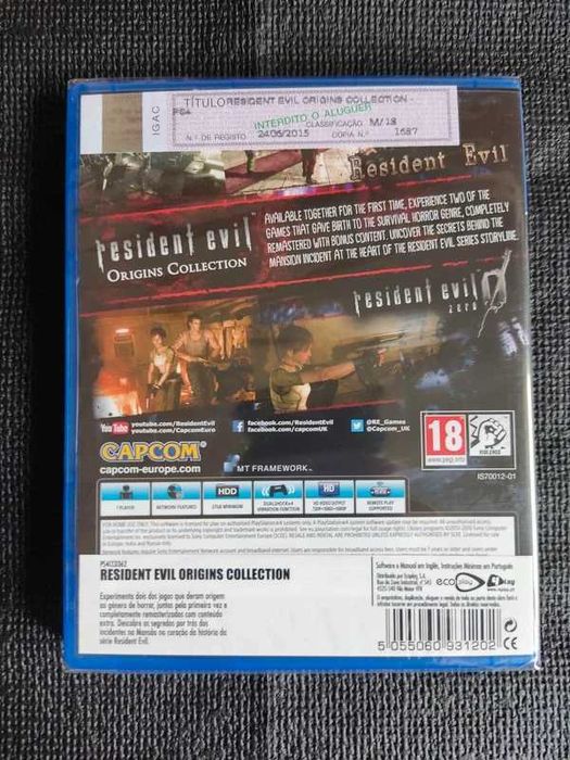 Resident Evil Origins Collection PS4 - SEALED