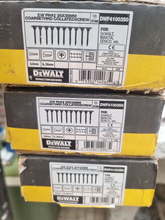 1000 Parafusos para painéis de gesso