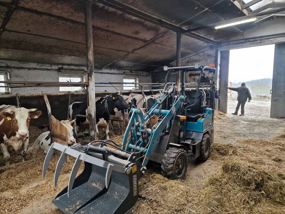 Ładowarka Kołowa Schmidt 1915 Mała Zwrotna Waga 1250kg Nowa 2026r. Udźwig 700 kg!