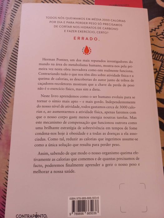 Novo livro BURN de Herman Pontzer