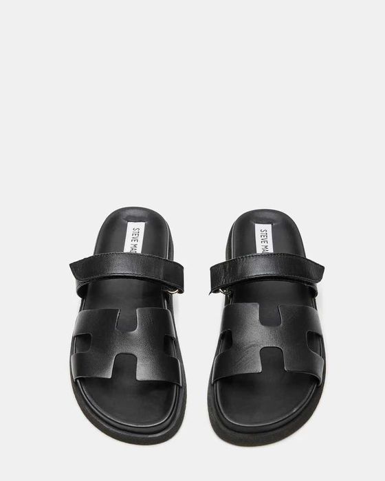 Шльопки Steve Madden Mayven Black Leather різні розміри