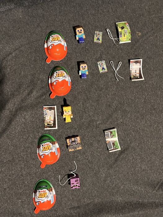 Figurki Minecraft kinderjoy