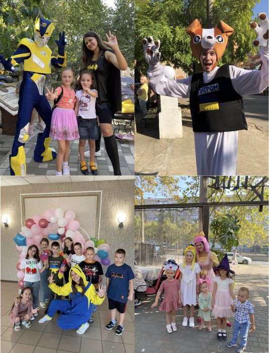 Аніматор Миколаїв/ фольговане шоу/ піньяти/ мильні бульбашки/ ростові