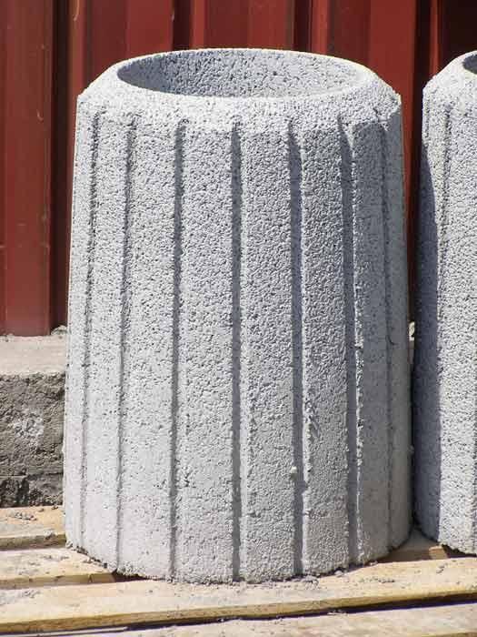 Урна уличная, из бетона, 600х450 мм ТМ Новый Двор