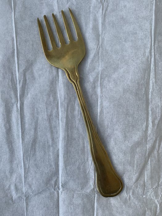 Garfo em latão maciço