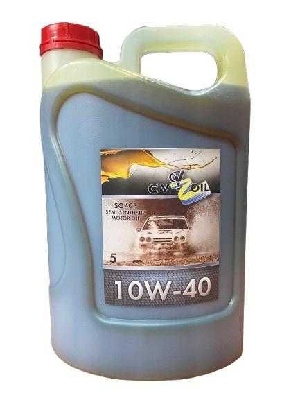Масло напівсинтетичне 10W-40   5л  СV OIL SG/CF (каністра)