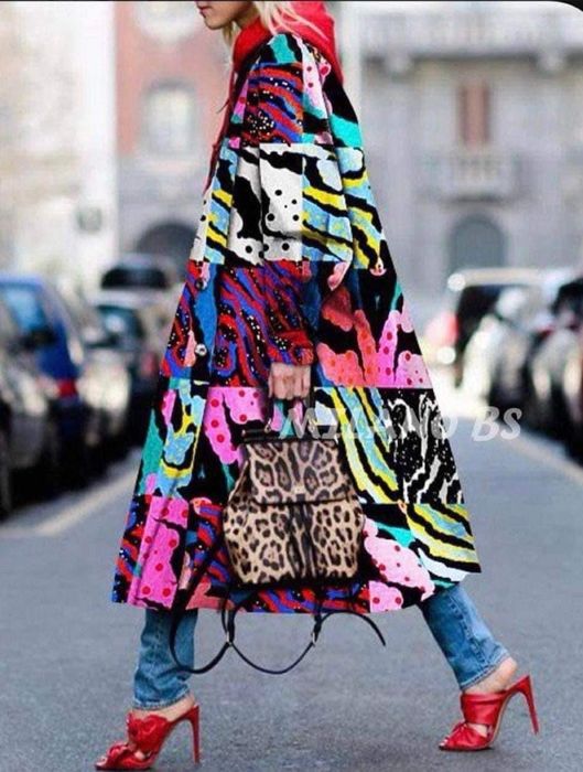 Unikatowy płaszcz oversize