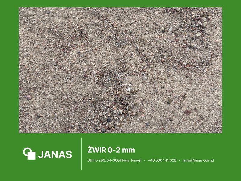 żwir 0-2 mm