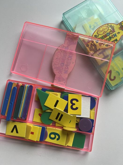 Палочки для рахування з буквами