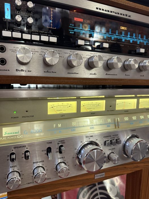 Retrospekcja Sansui G-8000 + kolumny JBL Serwis-Gwarancja-Sklep