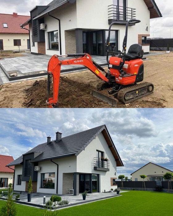 Ogrody Garden-Bud , trawnik kostka nawodnienia  koparka ziemia