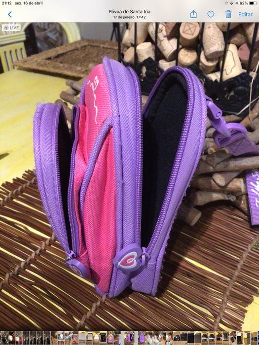 Bolsa princesas almofada