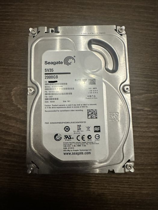 Disco 2TB HDD Seagat