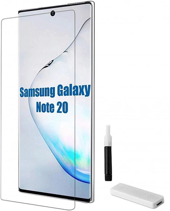 Szkło UV 3D 9H z lampą do Samsung Galaxy Note 20