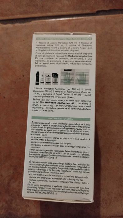 Herbatint Farba w żelu 4N kasztan 300ml naturalna