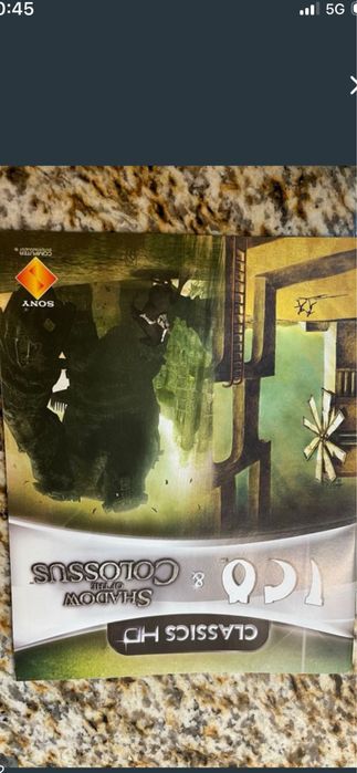 Manual jogo Ps3 Ico & Shadow of the Colossus