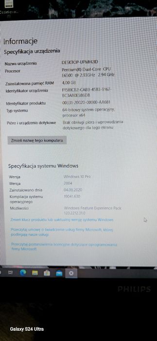 Zestaw komputerowy, 2 PC, monitor