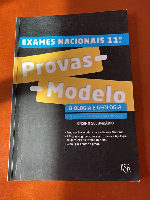 Livros de Biologia e Geologia 11 ano - exame
