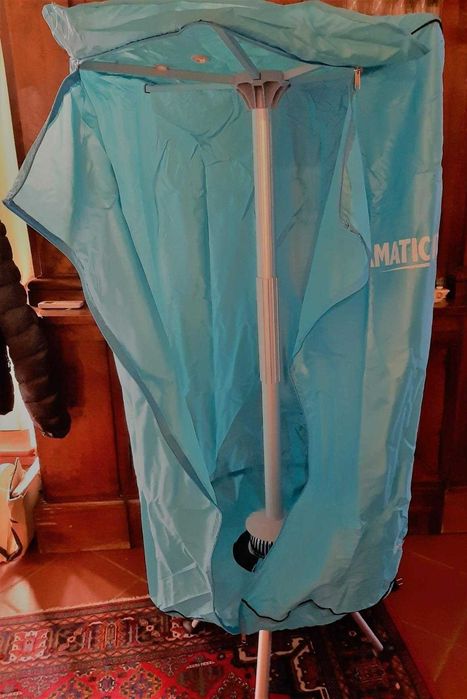 Secador de roupa portátil, sem fricção, por ar quente, 1000 W, novo