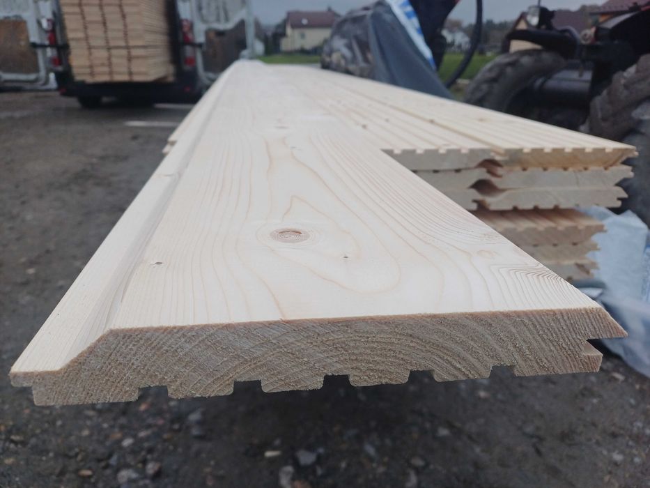 Podbitka boazeria półbal szalówka deska elewacyjna tarasowa heblowana