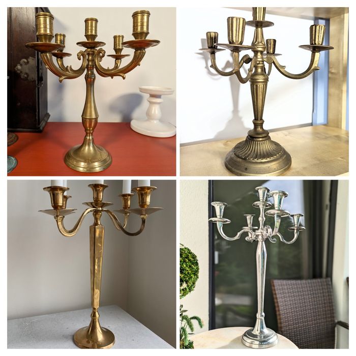 Підсвічник свічник канделябр вінтаж латунь Німеччина подсвечник: 400 ...