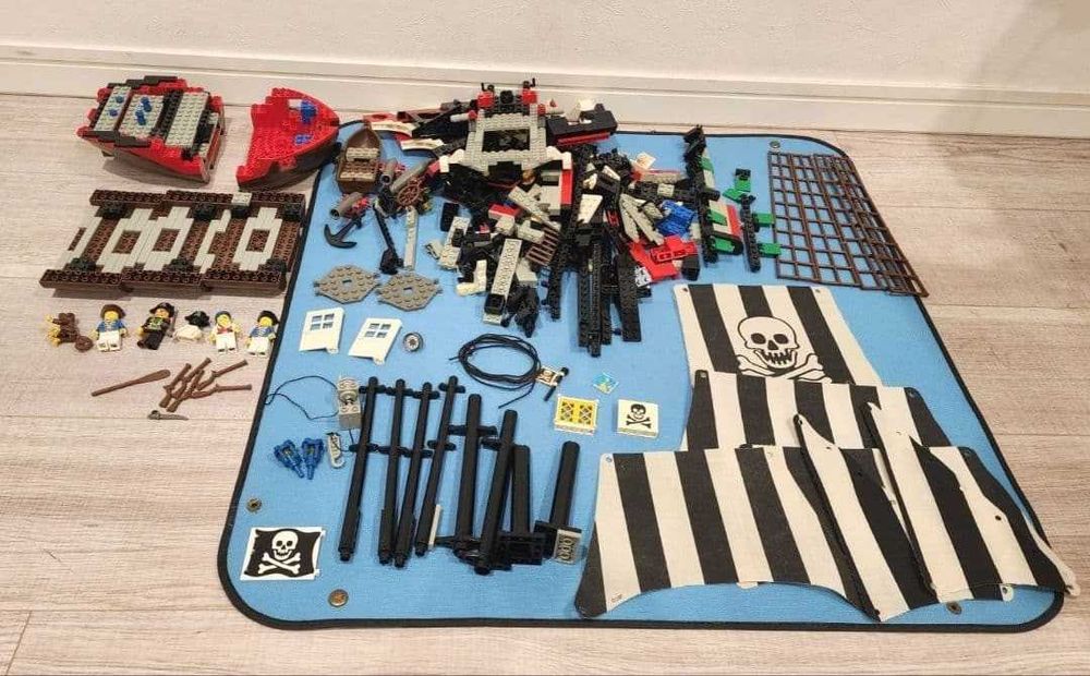 Lego Piraten Skull's Eye Schoner 6286 von 1993 корабль лего