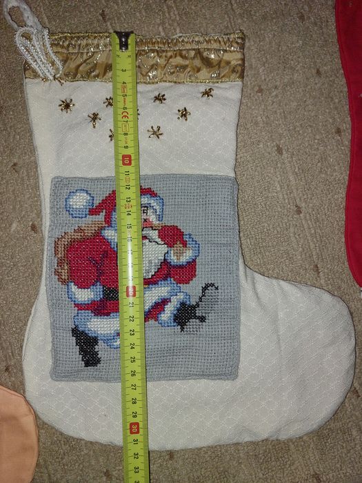 Новогодние носки чулки сапожки сапоги чобітки новорічні декор подарков