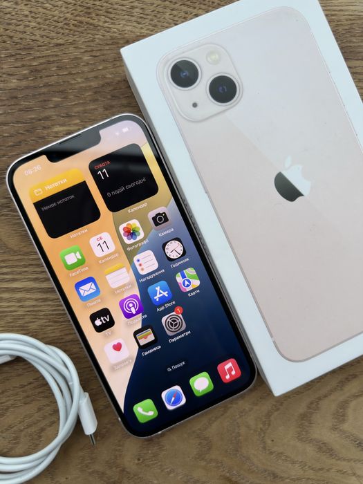 Apple Айфон IPhone 13 128 ГБ Рожевий , Неверлок , Оригінал