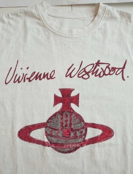Vivienne Westwood Rare Archive VW White Tshirt