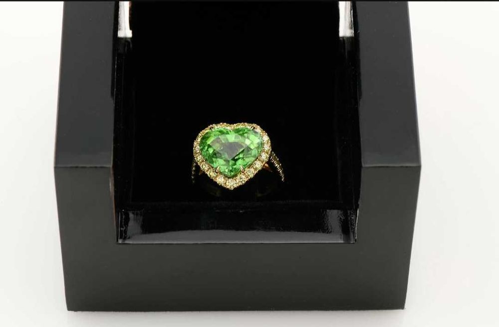 Anel Ouro e Pedra Paraiba