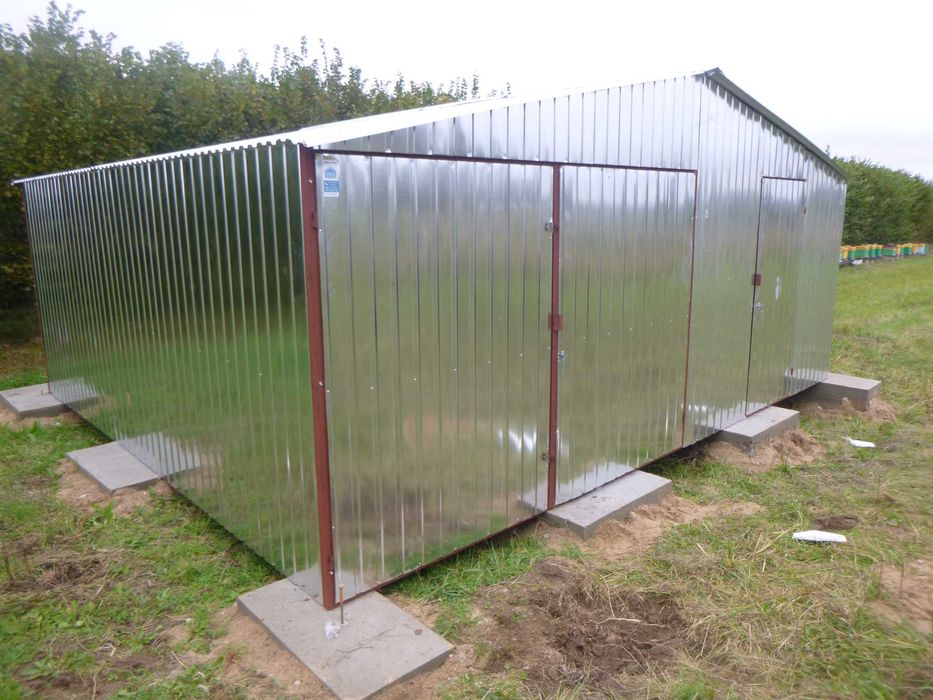Garaże Blaszak Garaż Blaszany 6x5 6x6 Konstrukcja WZMOCNIONA Garaże