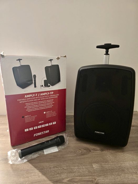 BLACK FRIDAY! Fonestar Amply 100W com microfone! Excelente oportunidad