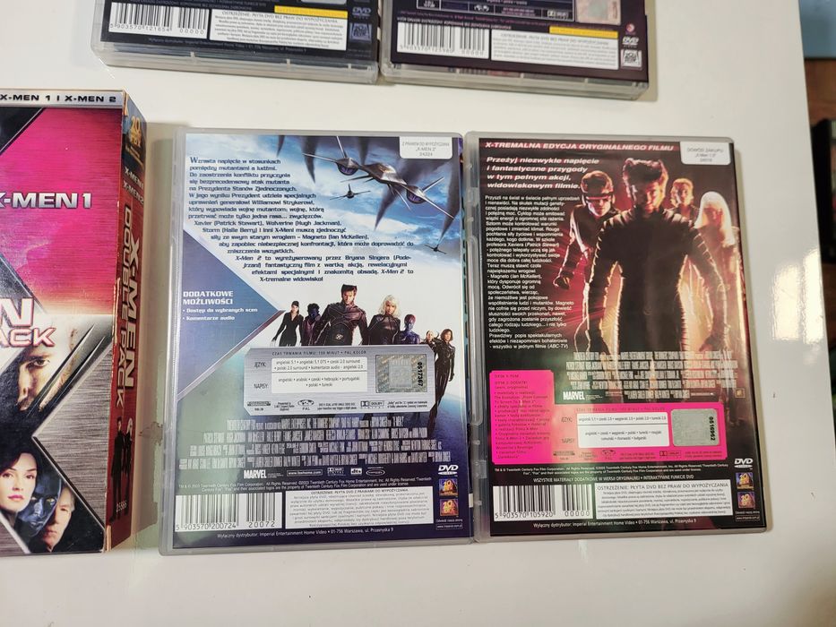 X-Men 1,5 2 Ostatni bastion Fantastyczna czwórka dvd