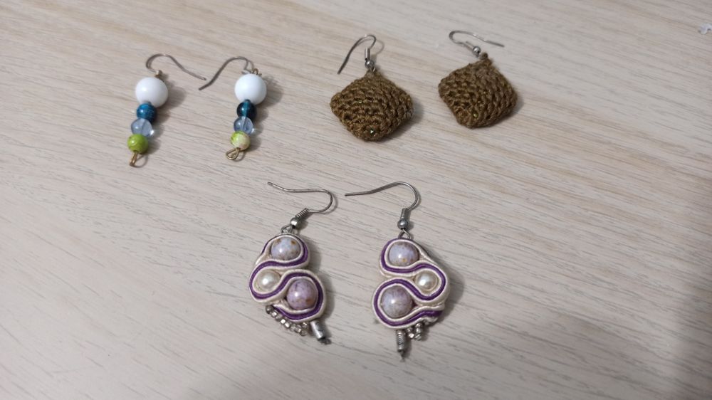 Zestaw kolczyków handmade