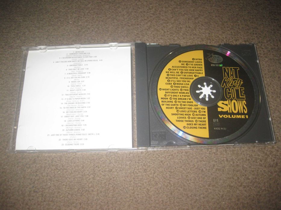CD do Nat King Cole "Golden Hits: Nat King Cole Shows Volume 1"