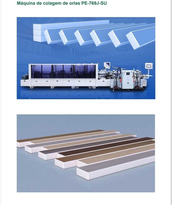 Maquina de colagem de orlas (Orladora Automática - Fabrico por Medida)