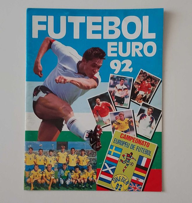 Cadernetas vazias cromos futebol Panini Topps Mundial Euro etc.