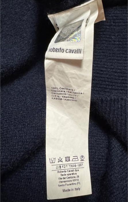 Кашемировый свитер Roberto Cavalli .