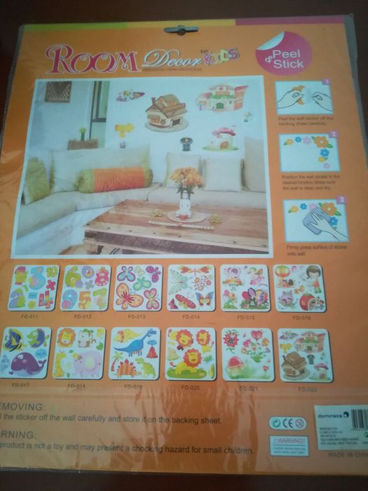 Decoraçao 3D para quarto criança