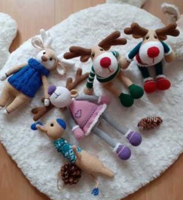 В'язані іграшки амігурумі hand made